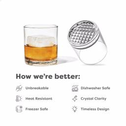 TOSSWARE Reserve Unbreakable 12 oz. Tritan Old Fashioned Glasses, Set of 24 thumbnail 3