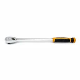 GEARWRENCH 1/2 in. Drive 90-Tooth 16.5 in. Teardrop Ratchet, Dual Material Handle thumbnail 3