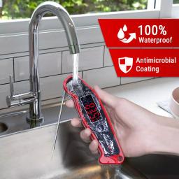 ThermoPro TP-19 Waterproof Digital Instant Read Meat Thermometer for BBQ Grill and Smoker thumbnail 5