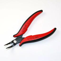 Hakko CHP PNB-2005 Long Nose Angled Pliers, 45° Angle, Serrated Jaws thumbnail 4