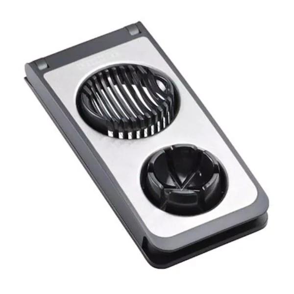 HOUSEHOLD ESSENTIALS Leifheit 3-in-1 Stainless Steel Egg Slicer - Wedges, Round, and Oval Slices