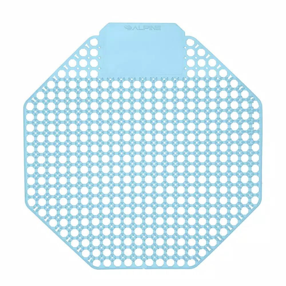 Alpine Industries Ocean Mist Fragrance Anti-Splash Urinal Screens (10-Pack)
