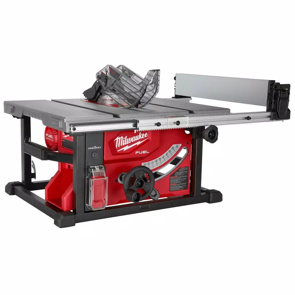 Milwaukee M18 FUEL ONE-KEY 8-1/4 in. Cordless Table Saw Kit with 12.0Ah Battery and Stand