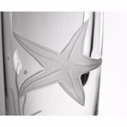 Rolf Glass Starfish 35 oz. Clear Glass Pitcher with Coastal Motif thumbnail 2