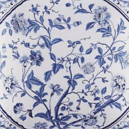 Laura Ashley Charlotte Blue Multicolored Floral Cotton Blend 16 in. Square Throw Pillow thumbnail 5