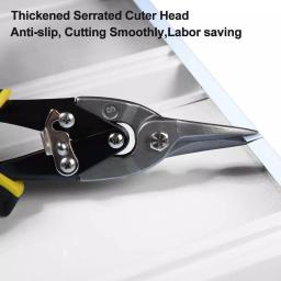 KING 3-Piece Aviation Tin Snip Set, 10 in. Straight, Left, and Right Cut thumbnail 3
