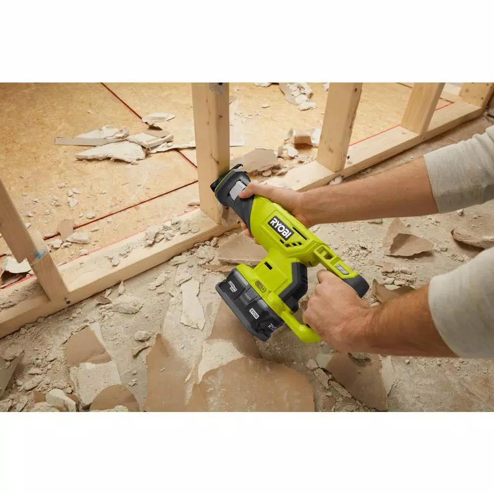 RYOBI 18V ONE+ Cordless Reciprocating Saw and 6-1/2 in. Circular Saw Combo Kit (Tools Only)
