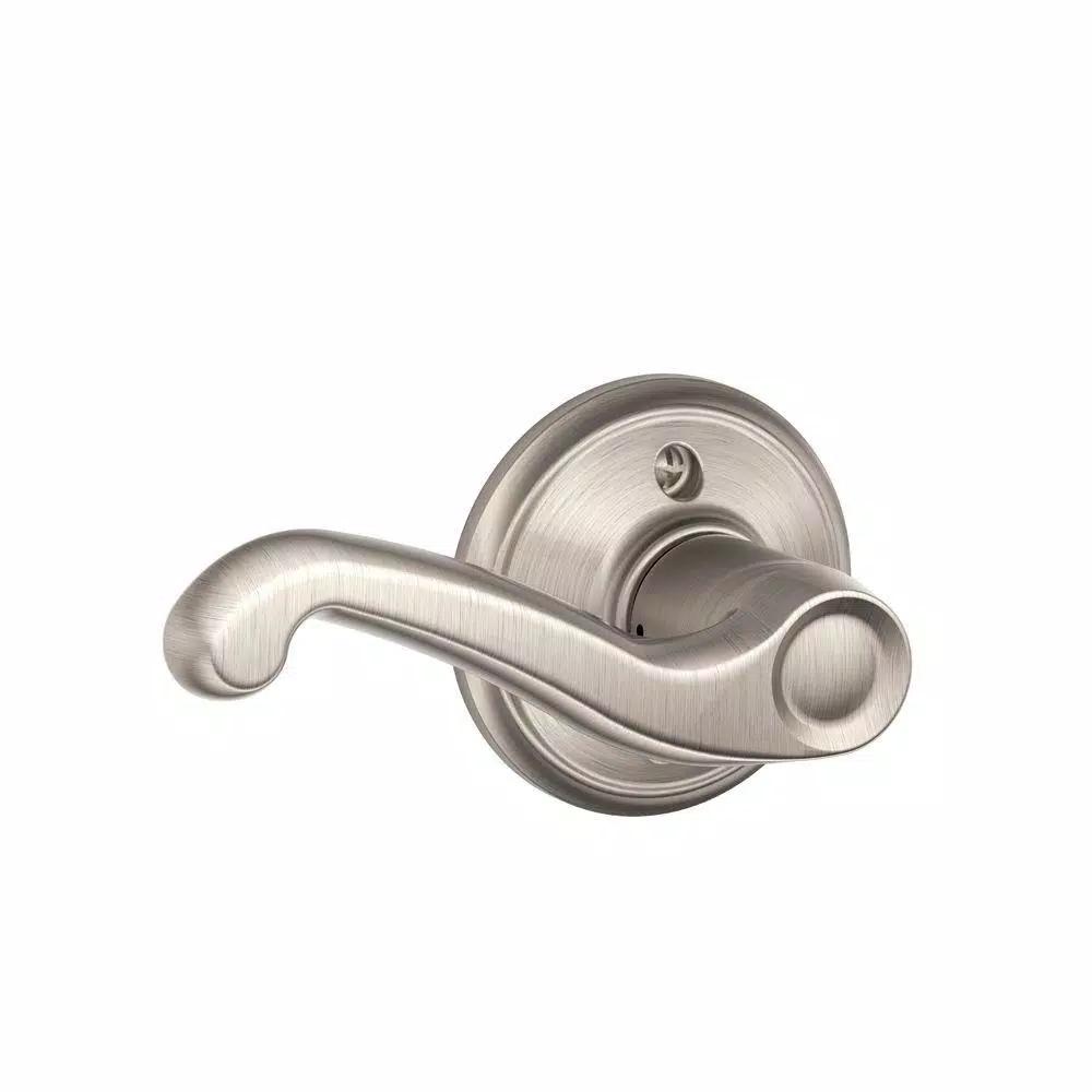 Schlage Sense Smart Deadbolt with Flair Lever Handleset, Satin Nickel