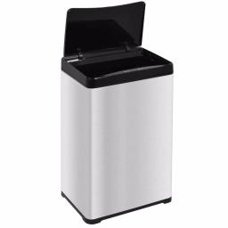 Innovaze 10.6 Gallon Stainless Steel Motion Sensing Touchless Kitchen Trash Can, Fingerprint Resistant thumbnail 3