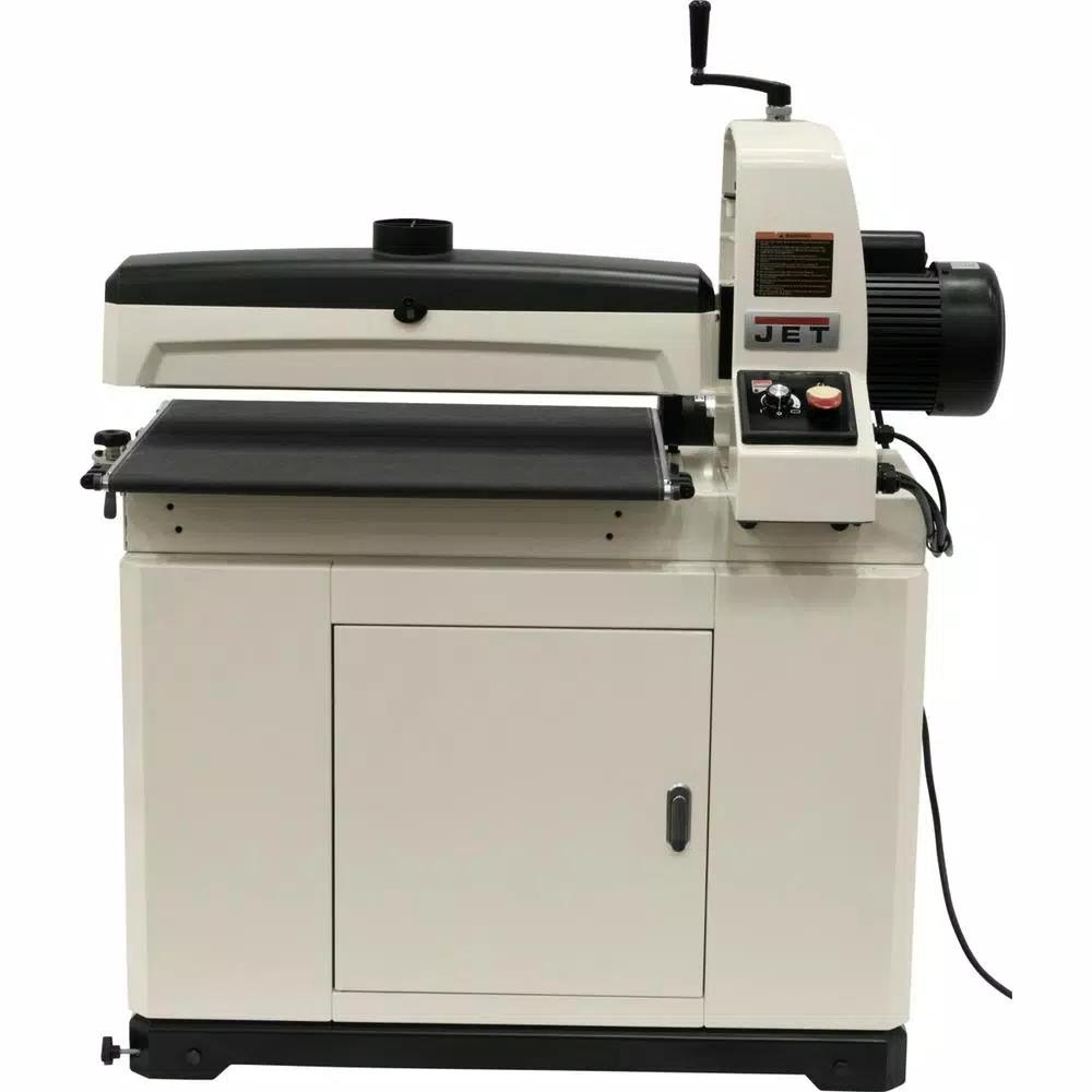 Jet JWDS-2550 115V Drum Sander with Closed Stand, 1.75 HP, Variable Speed