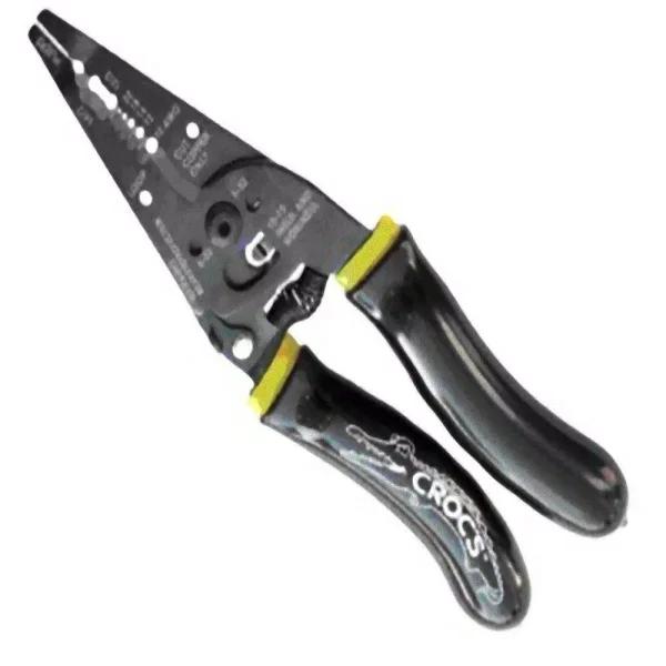 Rack-A-Tiers Croc's Needle Nose Wire Stripper and Cutter with Glow-in-the-Dark Ergonomic Handles