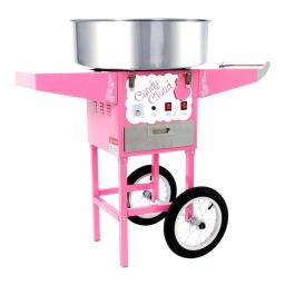 Funtime Popcorn Pink Cotton Candy Machine Cart - Commercial Floss Maker thumbnail 1