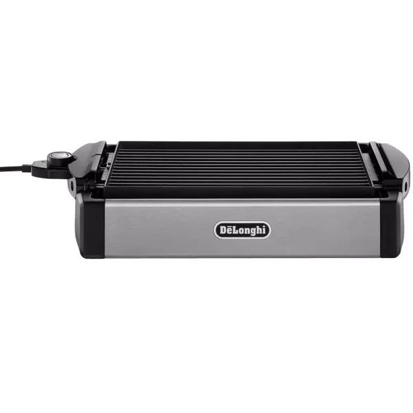 DeLonghi BGR50 2-in-1 Reversible Indoor Countertop Grill and Griddle, 140 sq. in., Stainless Steel