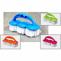 Basicwise Heavy Duty Multi-Color Scrub Brushes, 4-Set thumbnail 3