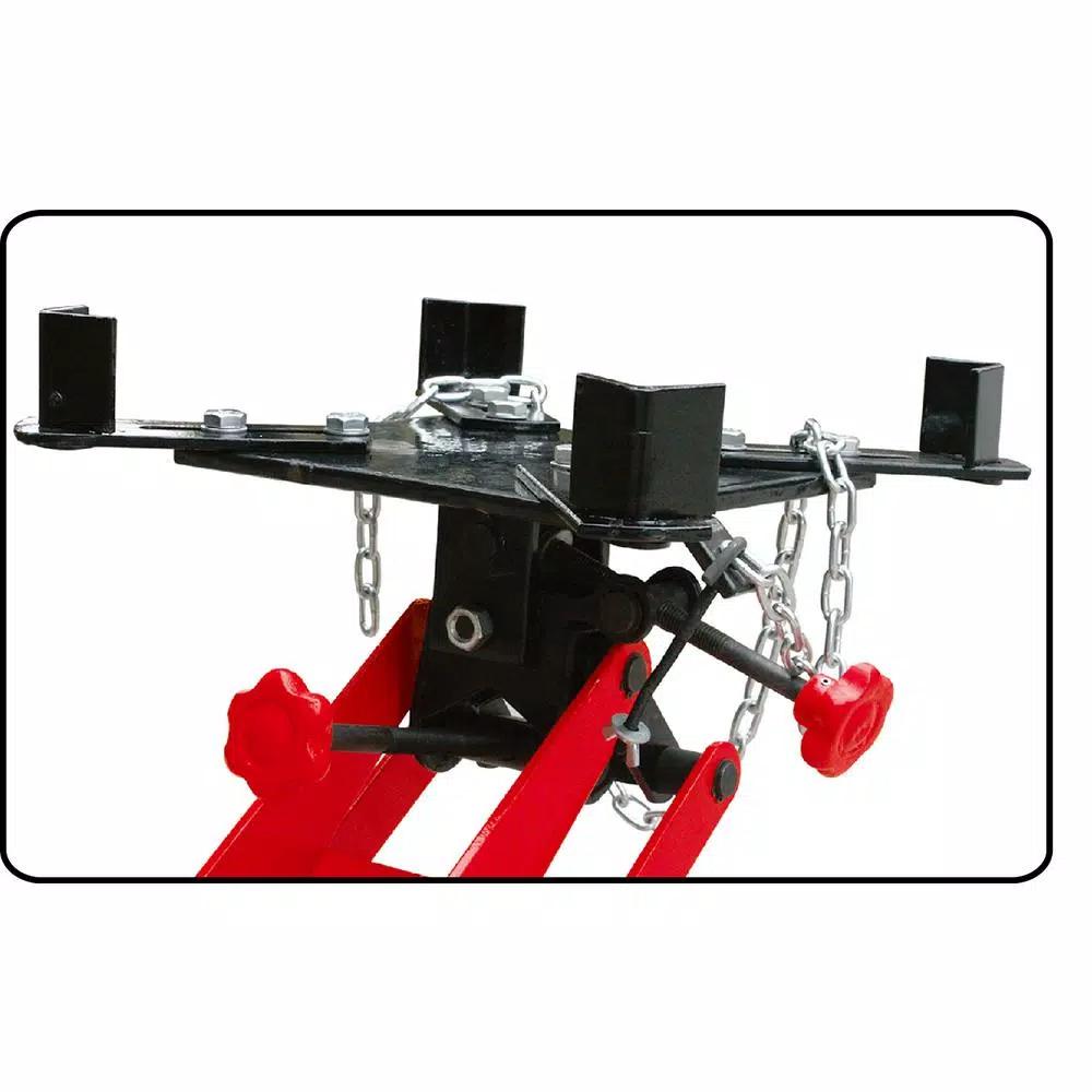 Big Red 1,000 lb. Roll-Under Transmission Jack with Hydraulic Lift