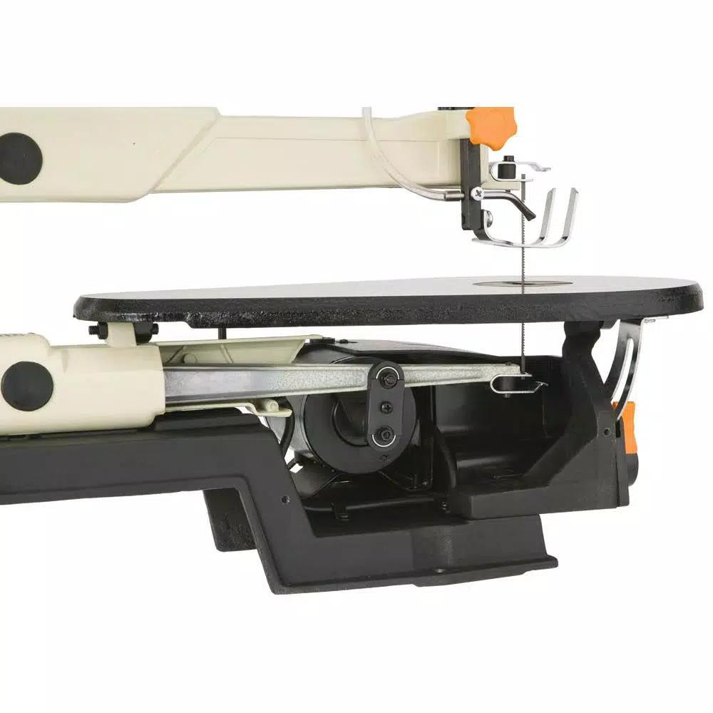 Shop Fox 16 in. Variable Speed Scroll Saw with Cast-Iron Construction