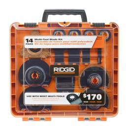 RIDGID 4 Amp Corded JobMax Multi-Tool Kit with 14-Piece Oscillating Blade Accessory Set thumbnail 7