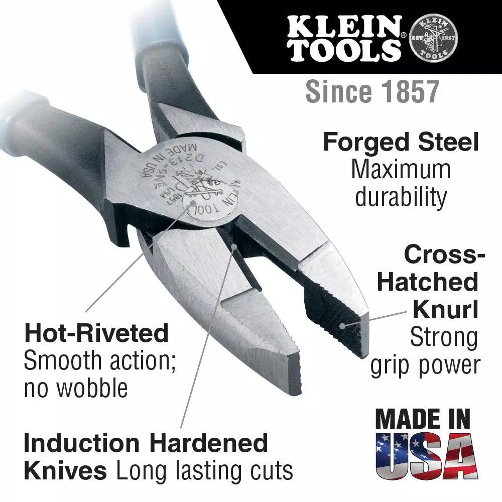 Klein Tools 3-Piece Electrical Hand Tool Set with Side Cutting Pliers, Wire Stripper, and 11-in-1 Screwdriver