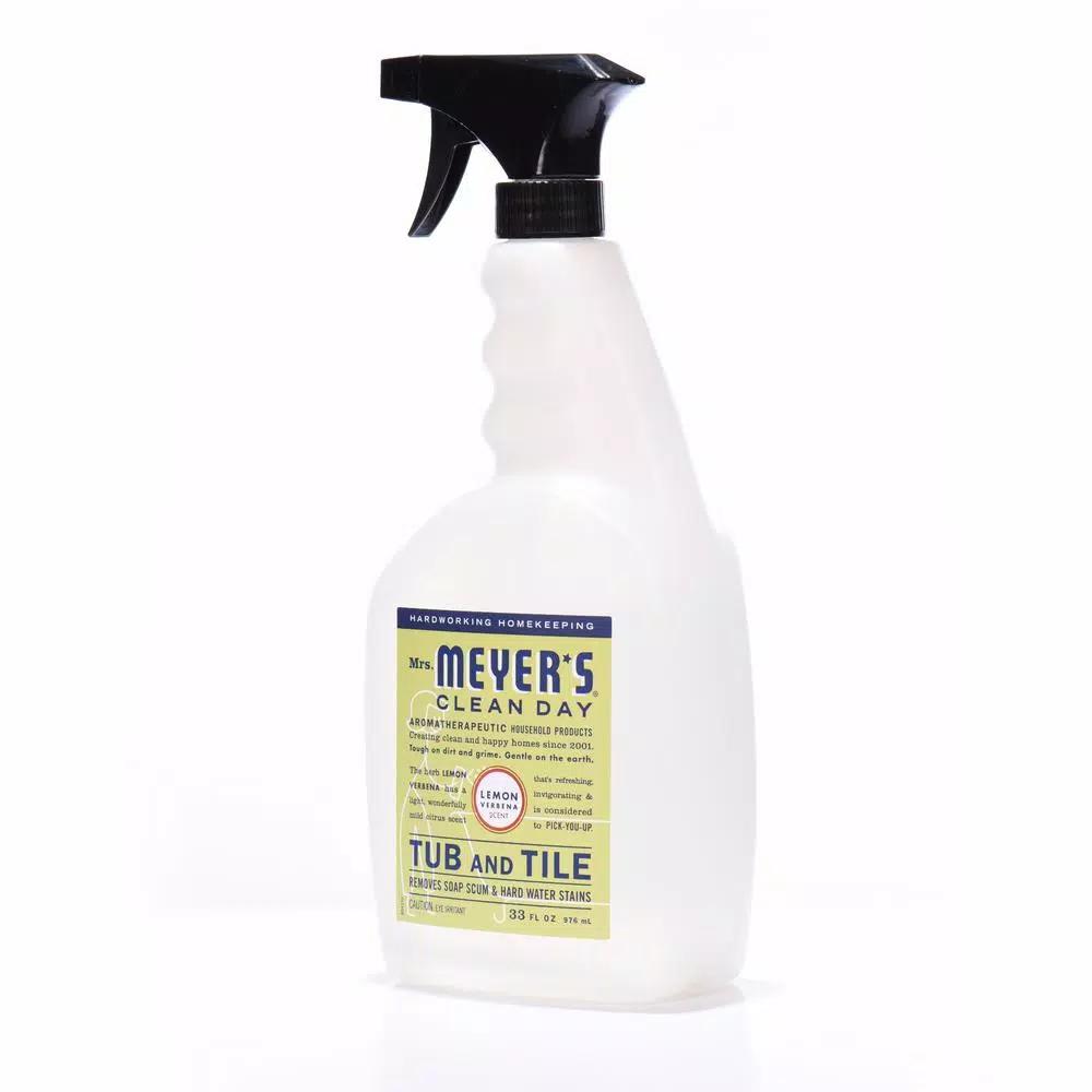 Mrs. Meyer's Clean Day Lemon Verbena Tub and Tile Cleaner, 33 oz (Pack of 6)