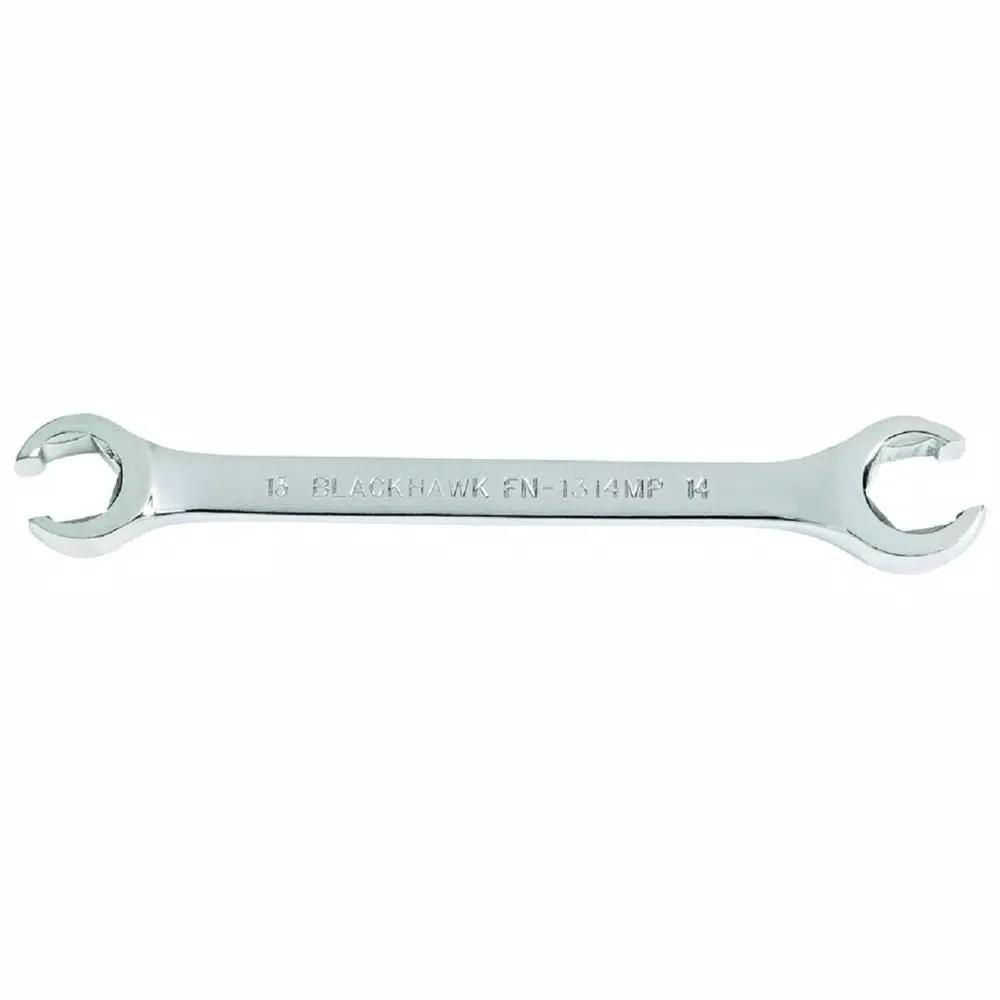 Proto 13 mm x 14 mm Flare Nut Wrench, 6-Point Double Ended Chrome Vanadium Hand Tool