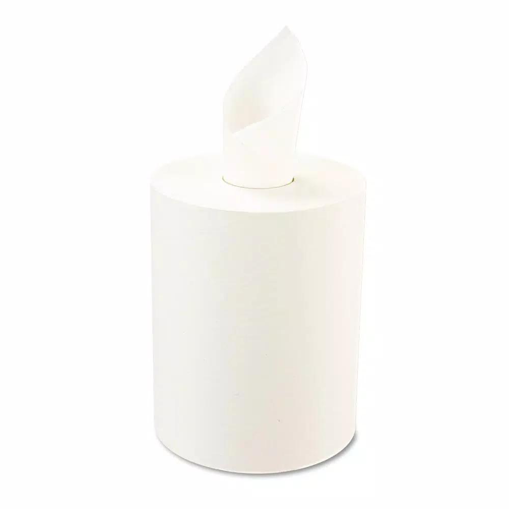 Windsoft White Hardwound Roll Towels, 8 in. x 600 ft, 1-Ply, 12 Rolls per Carton