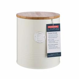 Mason Cash Typhoon Retro Cream Enamel Coated Steel Cookie Canister thumbnail 2