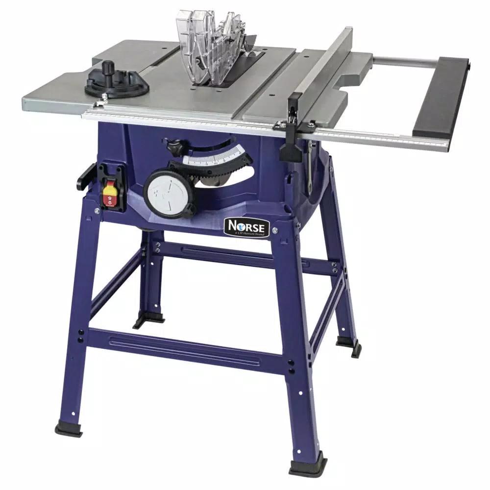 Palmgren Norse 10 in. Portable Table Saw with Stand, 15 Amp, 2 HP