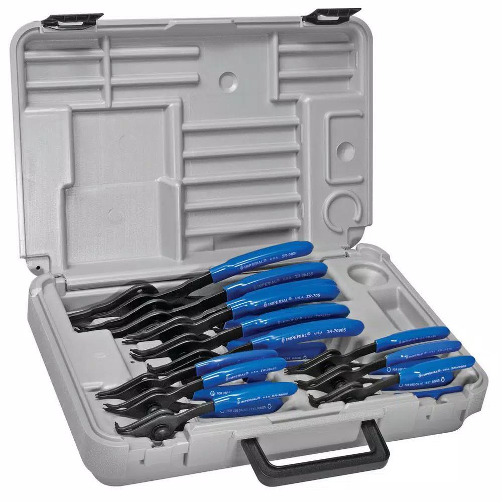 Imperial 12-Piece Convertible Retaining Ring Pliers Set, 1/4 in. to 3-1/2 in.