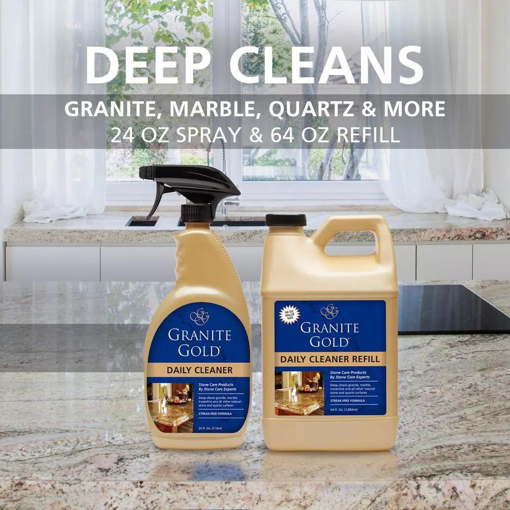 Granite Gold Daily Cleaner Value Pack - Streak-Free Natural Stone and Quartz Surface Cleaner