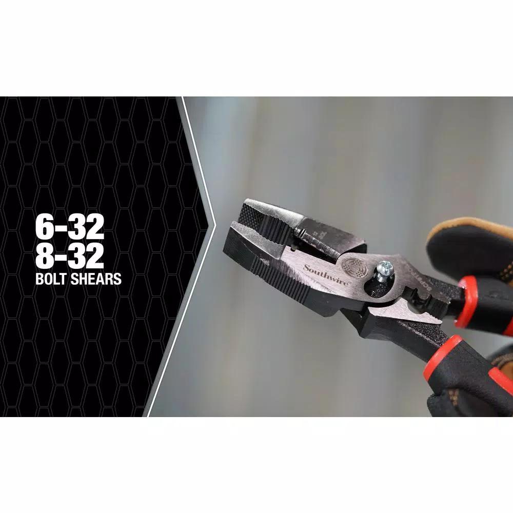 Southwire SCP9TPCB 9 in. Side-Cutting Combination Pliers Multi-Tool