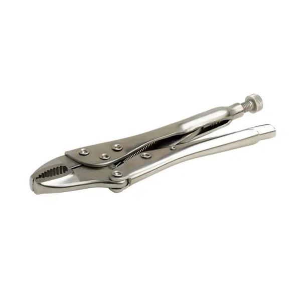 Aven 7 in. Stainless Steel Round Jaw Locking Pliers, Non-Magnetic 304/420 Series