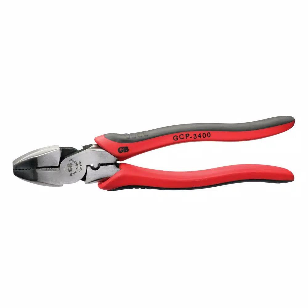 Gardner Bender High Leverage Lineman's Pliers and Crimping Tool, 9.5 in.