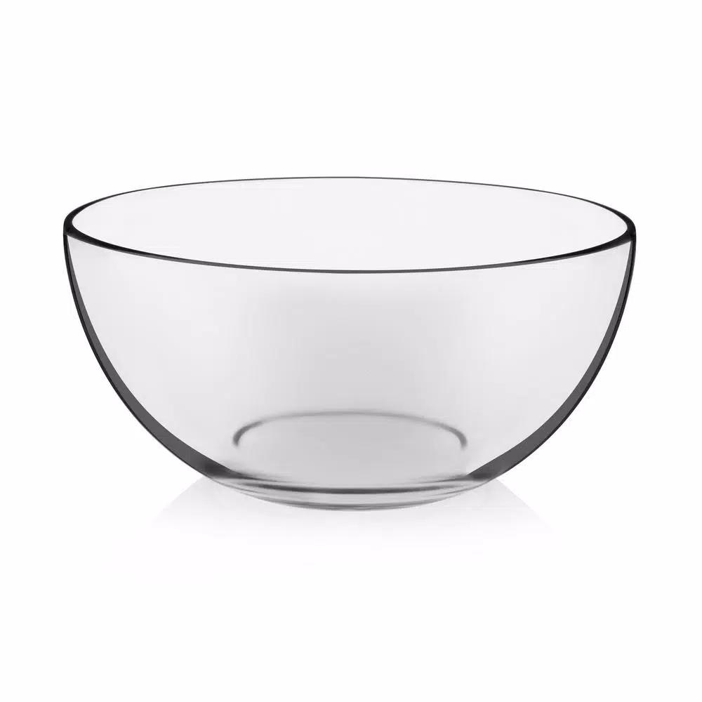Libbey Selene 2-Piece Glass Serving Bowl Set, 8 in. and 10 in.