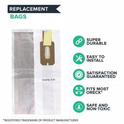 Think Crucial 16-Pack Replacement Vacuum Bags Compatible with Oreck Type CC and XL, Replaces CCPK8 & CCPK8DW thumbnail 2