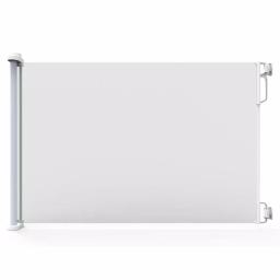 Perma Child Safety Extra Wide Indoor/Outdoor Retractable Gate, 33 in. H, White thumbnail 1