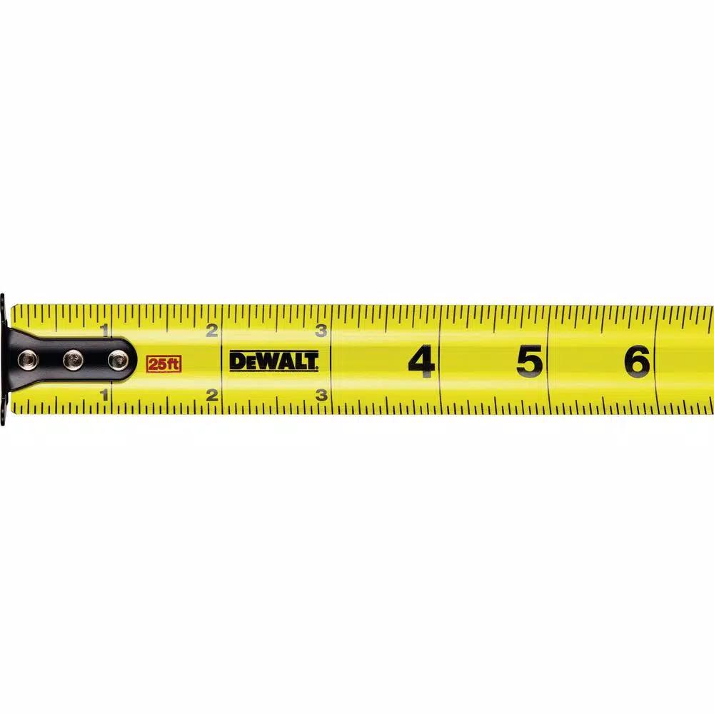 DEWALT 25 ft. x 1-1/8 in. Tape Measure, 4-Pack - Durable Residential Construction Hand Tool