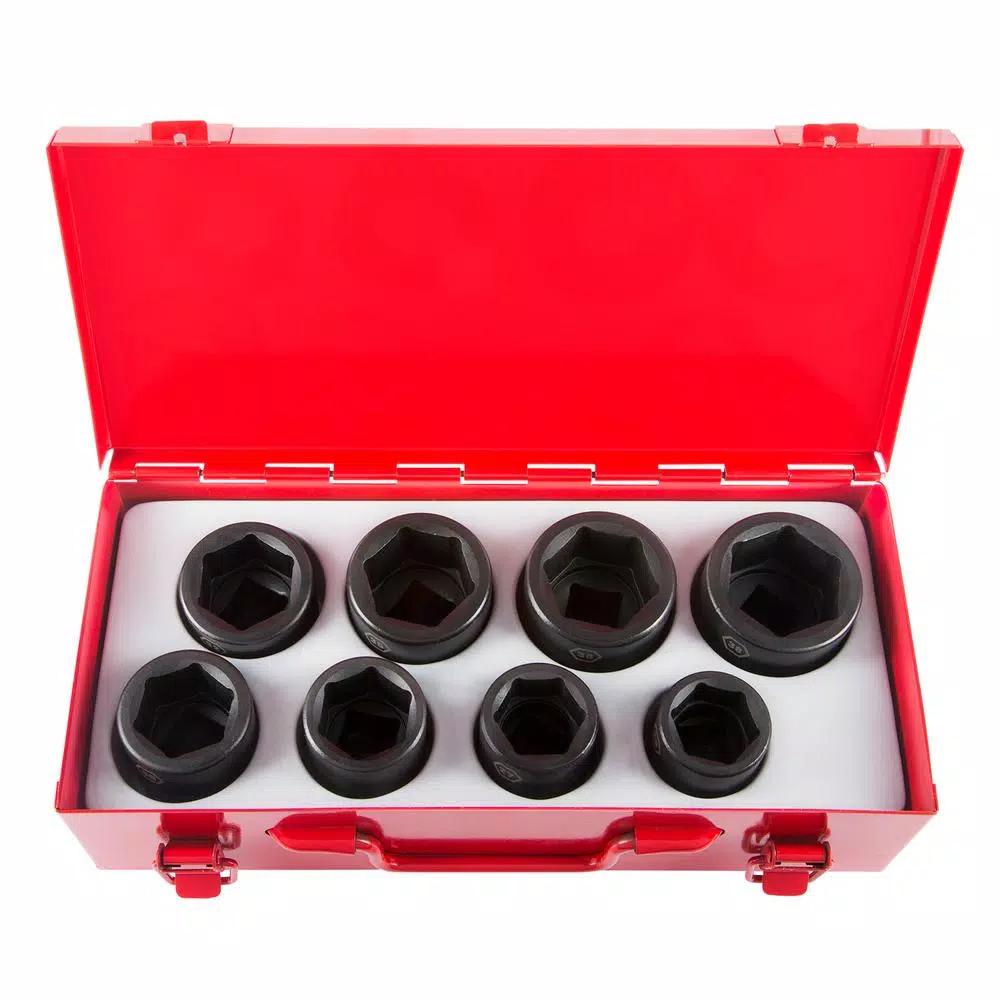 Steelman PRO 79273 3/4 in. Drive 6-Point Metric Impact Socket Set, 8-Piece