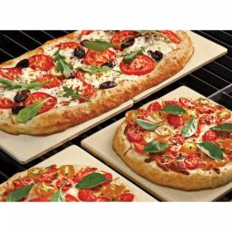 Outset Cordierite Pizza Grill Stone Tiles, Set of 4 thumbnail 3