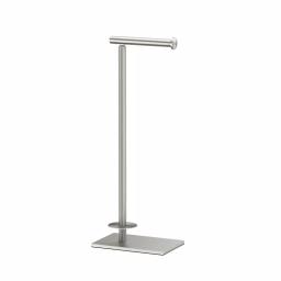 Gatco Latitude II Square Freestanding Toilet Paper Holder with Storage, Satin Nickel thumbnail 1