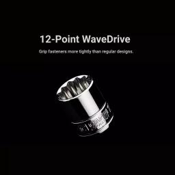 Capri Tools 3/8 in. Drive 12-Point SAE Socket Set with Ratchet, Extensions and Adapters, 27-Piece thumbnail 2