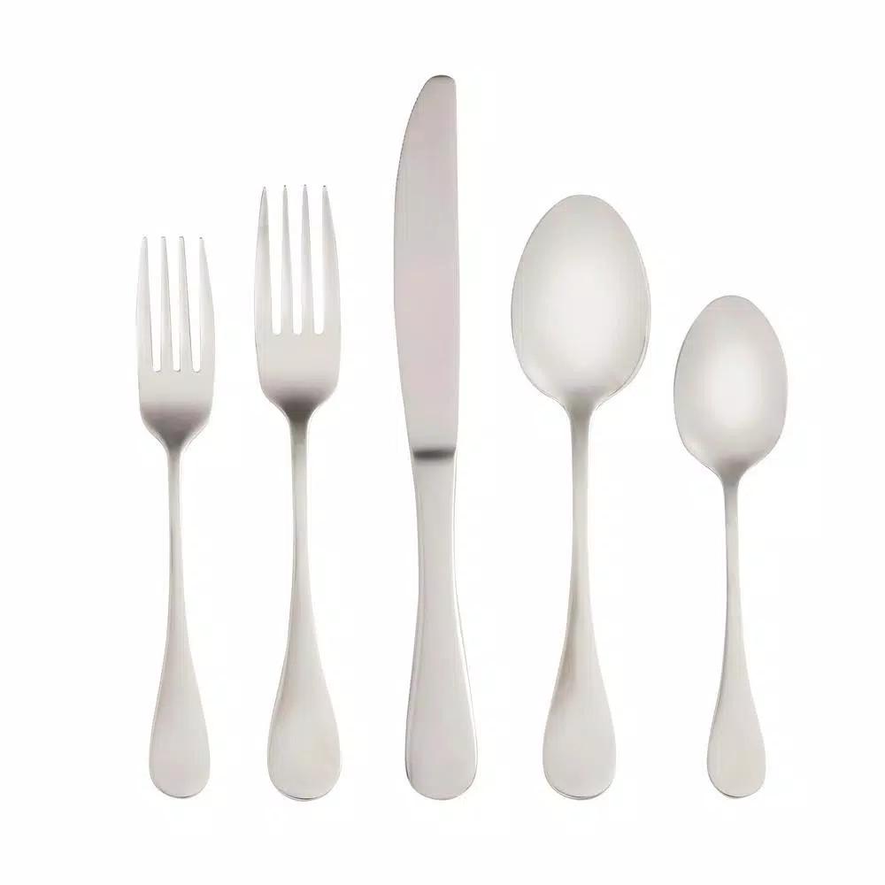 Artaste Rain 20-Piece 18/10 Stainless Steel Flatware Set, Service for 4