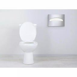 Alpine Industries Stainless Steel Brushed Half-Fold Toilet Seat Cover Dispenser thumbnail 3
