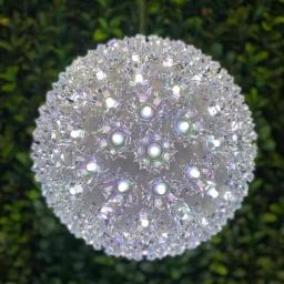 HOLIDYNAMICS HOLIDAY LIGHTING SOLUTIONS 7.5 in. Dynamic RGB Premier Orb - Multi-Color LED Lighted Sculpture thumbnail 5