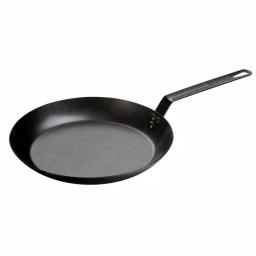 Lodge 12 in. Carbon Steel Skillet, Seasoned Black Heavy Duty Pan thumbnail 1