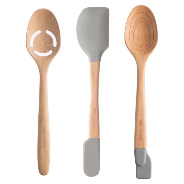Mason Cash Innovative Kitchen 3-Piece Utensil Set, Beechwood