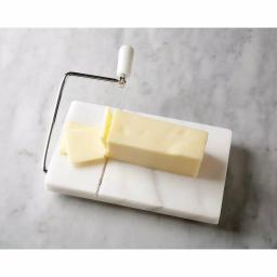 Fox Run White Marble Cheese Slicer Board with Stainless Steel Wire and 2 Replacement Wires thumbnail 6