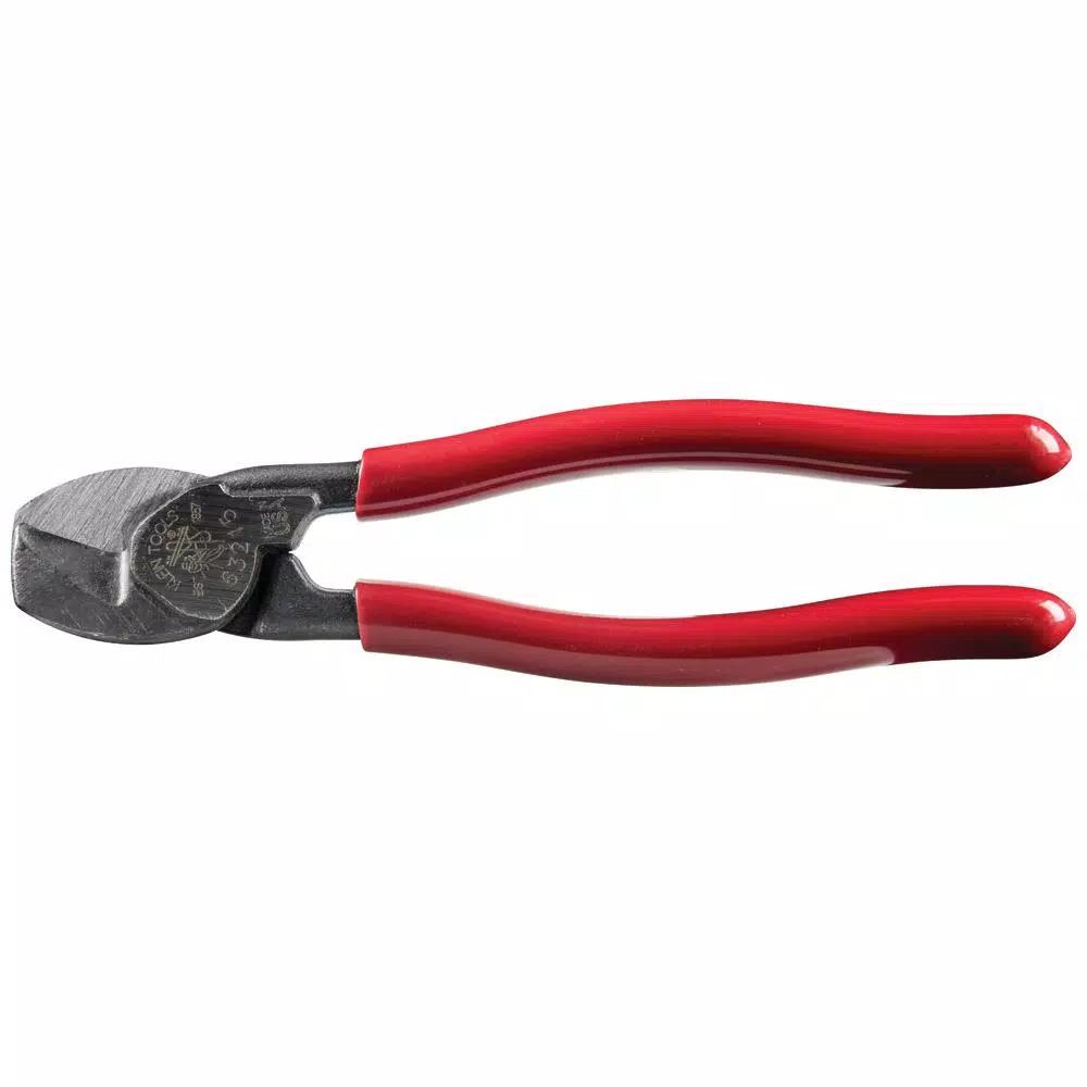 Klein Tools High-Leverage Compact Cable Cutter for 1/0 AWG Aluminum and Copper, MC Cable Jacket Cutter