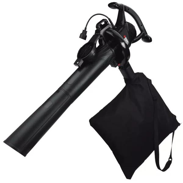 BLACK+DECKER 12 Amp Corded Electric 3-in-1 Handheld Leaf Blower, Vacuum, and Mulcher, 210 MPH, 300 CFM