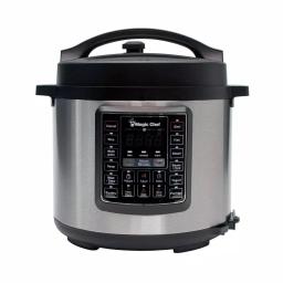 Magic Chef 6 Qt. Stainless Steel 7-in-1 Electric Multi-Cooker and Pressure Cooker thumbnail 1