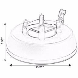 Unbranded Automatic Green Plastic Foot Pedal Christmas Tree Stand with Water Level Indicator thumbnail 8